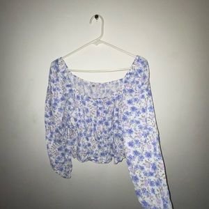 Floral long sleeve blouse
